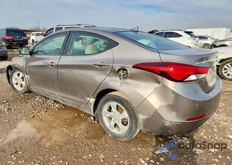 2014 Hyundai Elantra Se z USA, uszkodzony, nr VIN 5NPDH4AE8EH479211